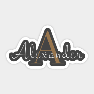 I am Alexander Sticker